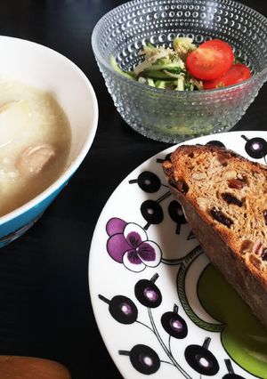 かぶと鶏モモ肉の豆乳スープ-レシピのメイン写真