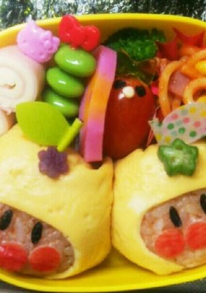 みかんアンパンマン♡キャラ弁-レシピのメイン写真