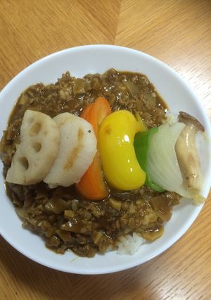 大豆のお肉入りの、野菜キーマカレー☆-レシピのメイン写真
