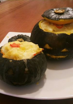 ハロウィン♪まるごとかぼちゃのグラタン-レシピのメイン写真