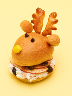 HBでトナカイのちぎりパン・サンドイッチ-レシピのメイン写真