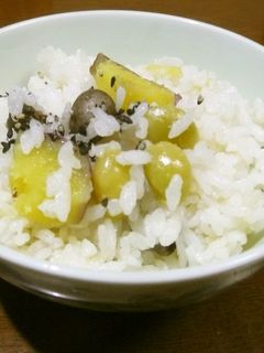 秋の味覚 だし炊きごはん-レシピのメイン写真