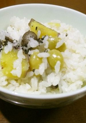 秋の味覚　だし炊きごはん-レシピのメイン写真