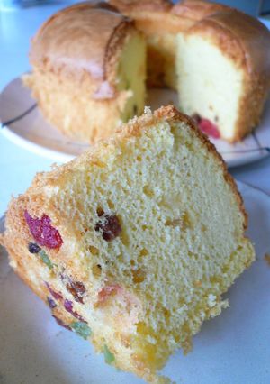 ドライフルーツシフォンケーキ-レシピのメイン写真