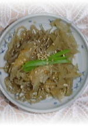 しらたききんぴらゴマ風味-レシピのメイン写真