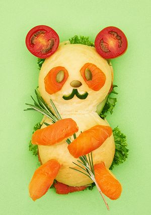 HBでパンダのサラダサンドイッチ-レシピのメイン写真