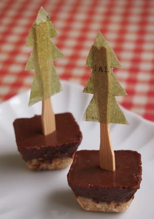 製氷皿でひと口豆腐チョコタルト。-レシピのメイン写真