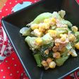 レンジで簡単☆チンゲン菜のツナマヨ和え。