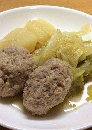 肉団子とキャベツのスープ煮-レシピのメイン写真