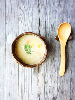ヘンプミルクの根菜ごろごろ味噌スープ-レシピのメイン写真