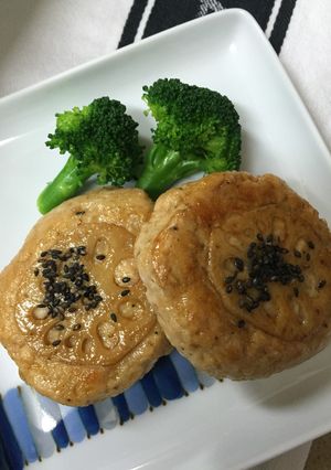 蓮根ハンバーグ-レシピのメイン写真