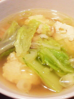 白菜と鶏だんごのスープ-レシピのメイン写真