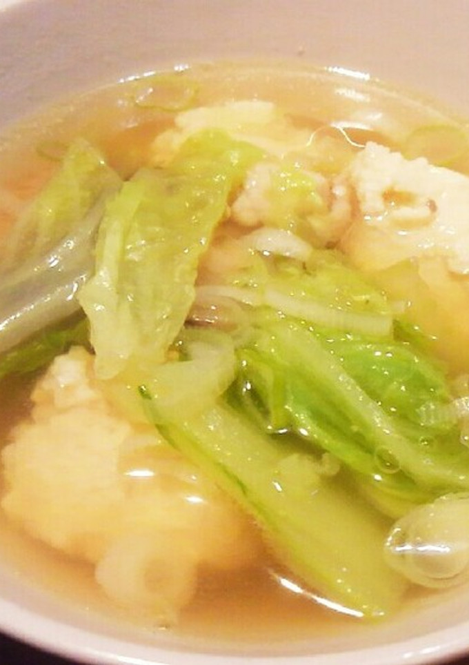 白菜と鶏だんごのスープ-レシピのメイン写真