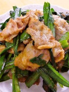簡単☆カレー豚ニラ炒め-レシピのメイン写真