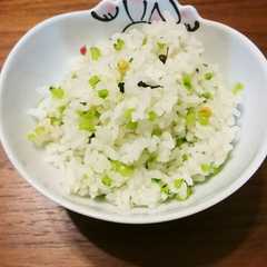 รูปของ かぶや大根の葉の青菜ご飯