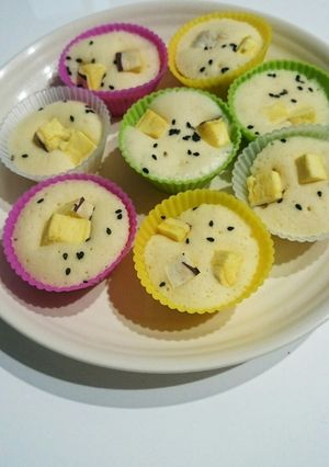 ﾚﾝｼﾞで簡単蒸しパン♪-レシピのメイン写真