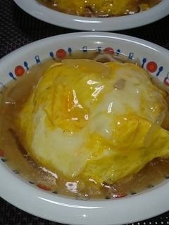 中華あんかけオムライス-レシピのメイン写真