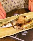 秋さんまをおろし梅酢しょうゆでさっぱりと