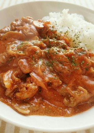 簡単★15分で！ビーフストロガノフ風-レシピのメイン写真