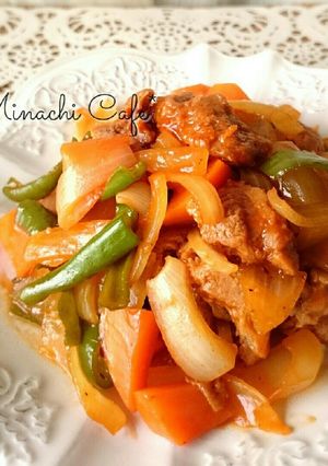 大豆のお肉で美味しいケチャップ炒め-レシピのメイン写真