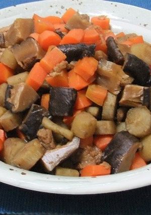 大豆のお肉の野菜煮-レシピのメイン写真