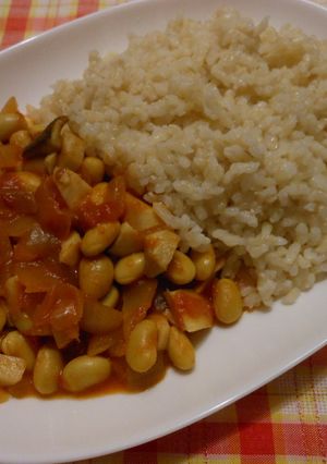 大豆とエリンギのドライカレー-レシピのメイン写真