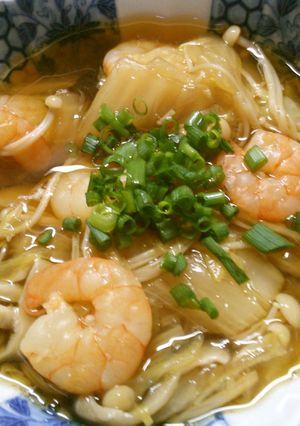 白菜とろとろ！簡単♪白菜と海老の和風煮♪-レシピのメイン写真