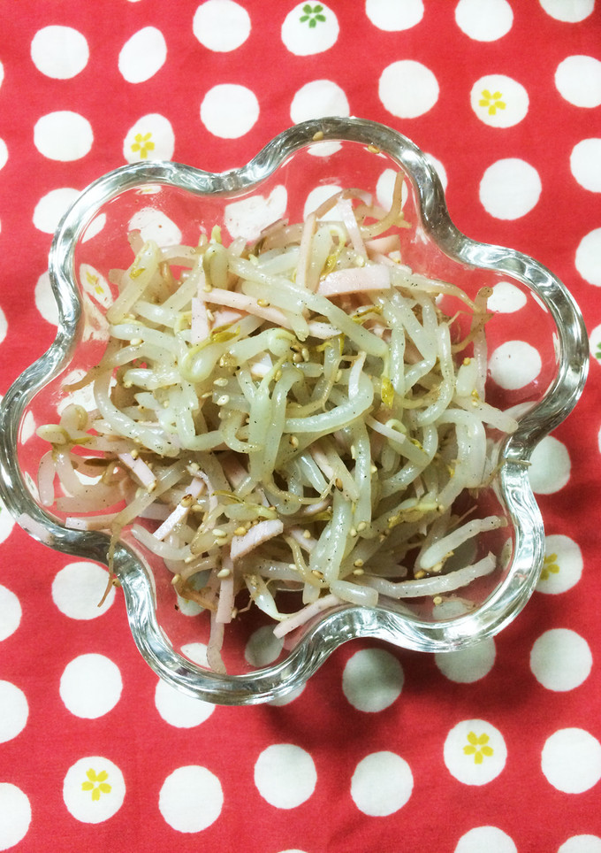あと一品の超簡単もやしとハムの和え物-レシピのメイン写真