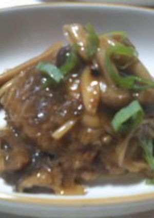 大豆のお肉で和風ハンバーグ-レシピのメイン写真