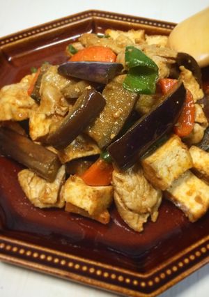豚肉となすのコチュジャンマヨ炒め♪-レシピのメイン写真
