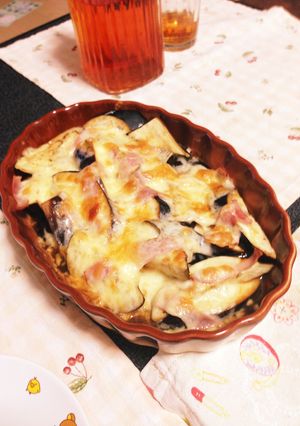 糖質制限おつまみ☆ナスのチーズ焼き！-レシピのメイン写真