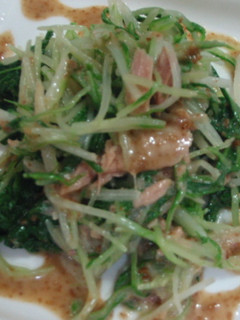 水菜とツナのサラダ-レシピのメイン写真
