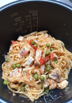 炊飯器で簡単トマトパスタ⭐️離乳食にも-レシピのメイン写真