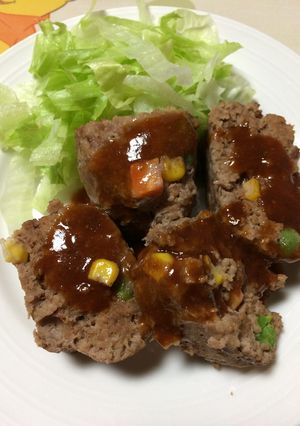 時短！みんな大好きミートローフ-レシピのメイン写真