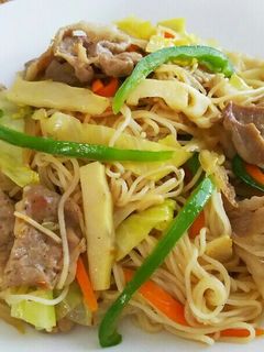 焼きビーフン風そうめんチャンプルー-レシピのメイン写真