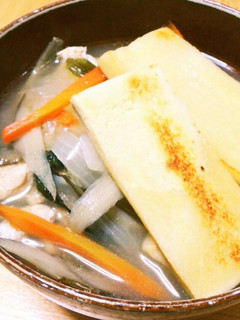 プチ手間で♪ 高野豆腐をお味噌汁に☺-レシピのメイン写真