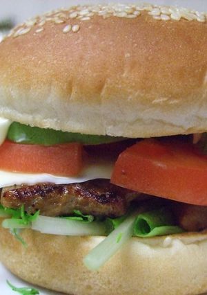大豆のお肉バーガー-レシピのメイン写真