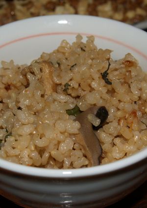 ♡玄米で山菜炊き込みご飯♡-レシピのメイン写真