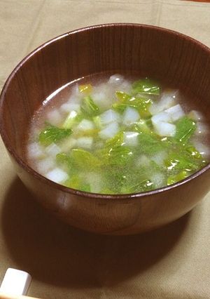 大根と創味シャンタンのシンプルスープ-レシピのメイン写真