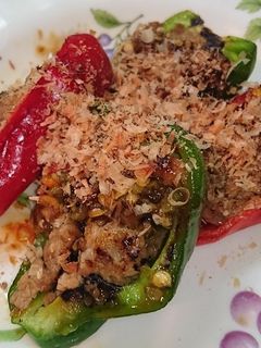 大豆のお肉☆ピーマンの肉詰め風-レシピのメイン写真