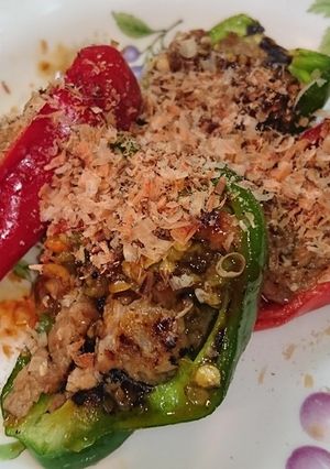 大豆のお肉☆ピーマンの肉詰め風-レシピのメイン写真