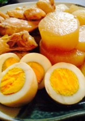 大根と手羽元の煮物-レシピのメイン写真