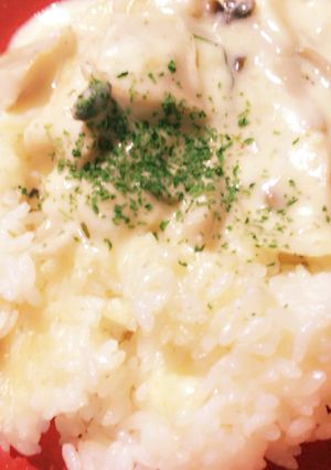 簡単10分！チキンときのこのクリーム煮-レシピのメイン写真