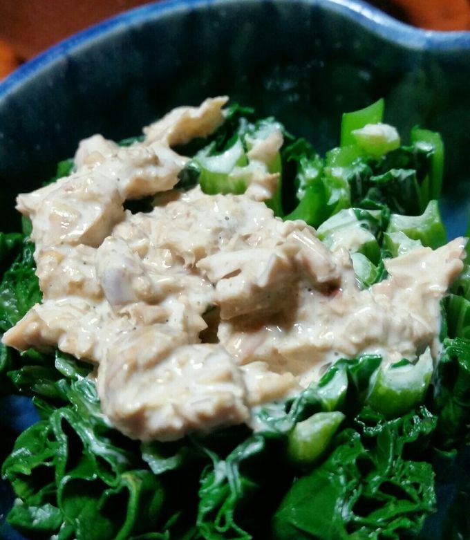 青菜の鰹節マヨネーズ和え-レシピのメイン写真