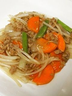 豚ひき肉のもやし炒め-レシピのメイン写真