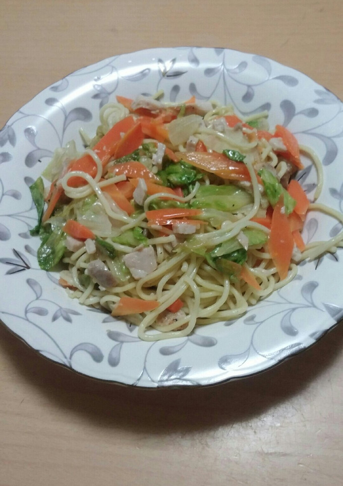 騙されてみて！レタス塩焼きそば(^^)-レシピのメイン写真