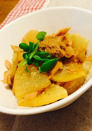 シーチキンと大根のあったか炒め煮ゴマ風味-レシピのメイン写真