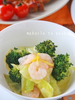 柚子香る*エビとキャベツのゆず胡椒マリネ-レシピのメイン写真