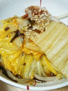 簡単‼白菜と豚バラ塩昆布のミルフィーユ風-レシピのメイン写真