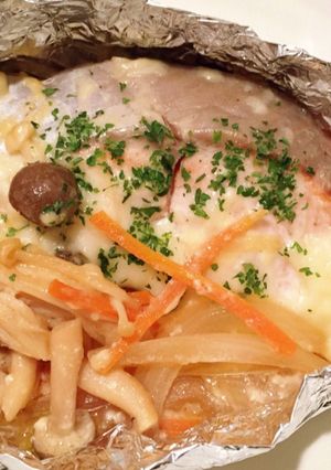 *鮭のホイル焼き-レシピのメイン写真